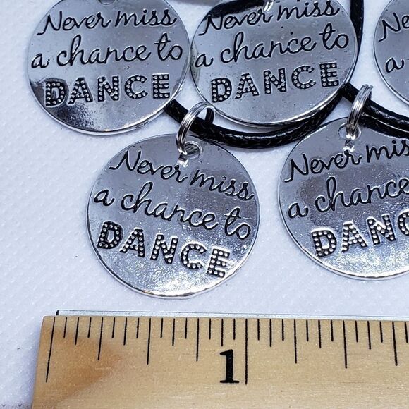 Party Favors Necklaces Dance Theme Set of 10 - Picture 2 of 4